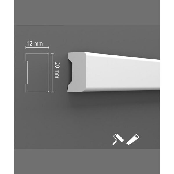 Brâu duropolimer BIB-013, 240x2x1,2 cm