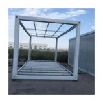 Cadru metalic modular 7 × 3 m (21 mp) pentru terasă, galvanizat și vopsit, kit cu montaj pe șuruburi — imaginea 3