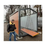 Cadru metalic modular în 2 ape 6 × 3 m (18 mp), aspect de căsuță, galvanizat și vopsit, kit pe șuruburi — imaginea 2