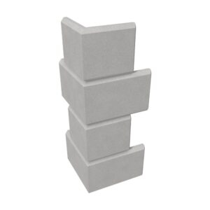 Colțar decorativ fațadă polistiren K-728, 100 x 36 x 36 cm, pentru fațadă