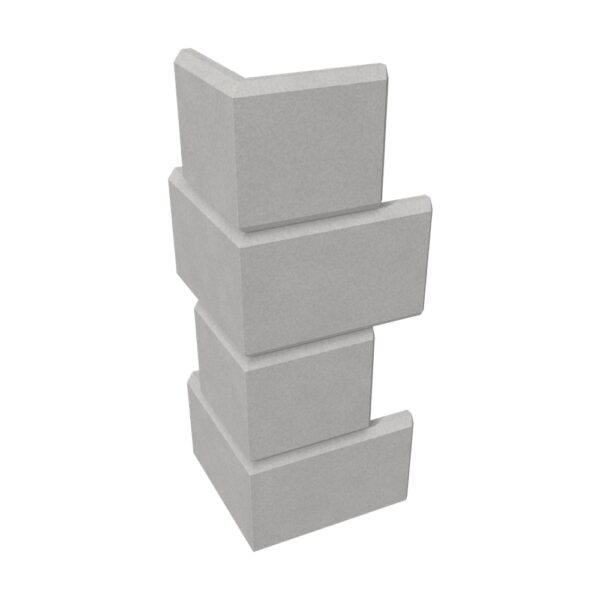 Colțar decorativ fațadă polistiren K-728, 100 x 36 x 36 cm, pentru fațadă