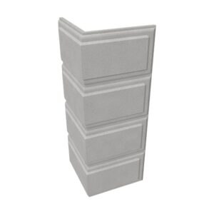 Colțar decorativ fațadă polistiren K-731, 100 x 36 x 36 cm, pentru fațadă