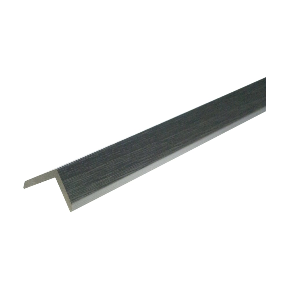 Colțar WPC Gardin Natur Graphite, gri grafit cu fibră periată, profil în L de 40x60 mm pentru muchii Colțar WPC Gardin Natur Graphite, gri grafit cu fibră periată, profil în L de 40x60 mm pentru muchii