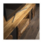 Comodă joasă „Noir Oak” – elegantă modernă — imaginea 3