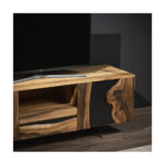 Comodă joasă „Noir Oak” – elegantă modernă — imaginea 5