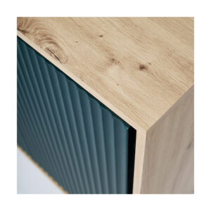 Comodă living Nordic Slim, 1300x370x920 mm, PAL laminat și MDF, design modern și elegant — imaginea 2