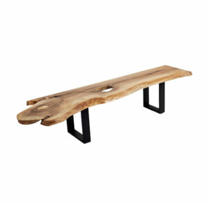 Comodă Walnut River Edge din lemn de nuc masiv — imaginea 2