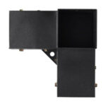 Conector metalic colț drept pentru grinzi de lemn 100 × 100 mm, cu prindere pentru prelată — imaginea 4