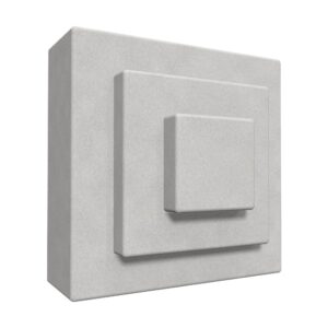 Consolă decorativă fațadă AC-935, 10 x 10 x 5,5 cm, pentru fațadă