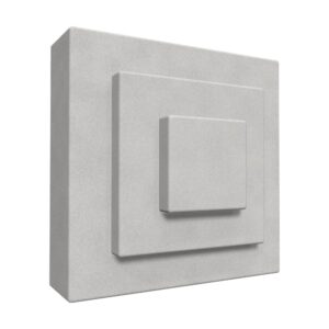 Consolă decorativă fațadă AC-936, 12,5 x 12,5 x 5,5 cm, pentru fațadă
