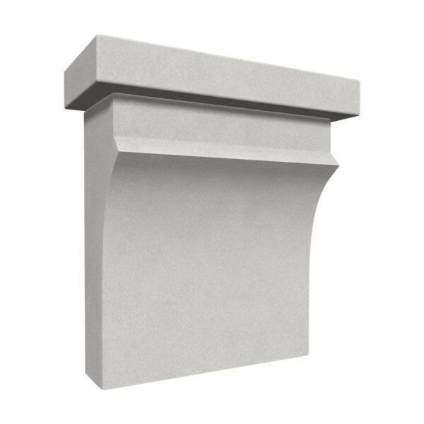 Consolă decorativă fațadă AC-939, 13 x 12 x 5 cm, pentru fațadă