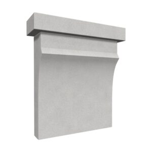 Consolă decorativă fațadă AC-941, 20 x 18 x 5 cm, pentru fațadă