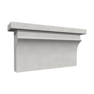 Consolă decorativă fațadă AC-942, 11 x 21 x 5 cm, pentru fațadă