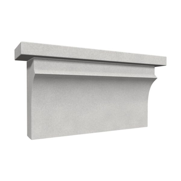 Consolă decorativă fațadă AC-942, 11 x 21 x 5 cm, pentru fațadă
