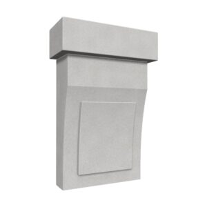 Consolă decorativă fațadă AC-943, 18,3 x 12 x 5 cm, pentru fațadă
