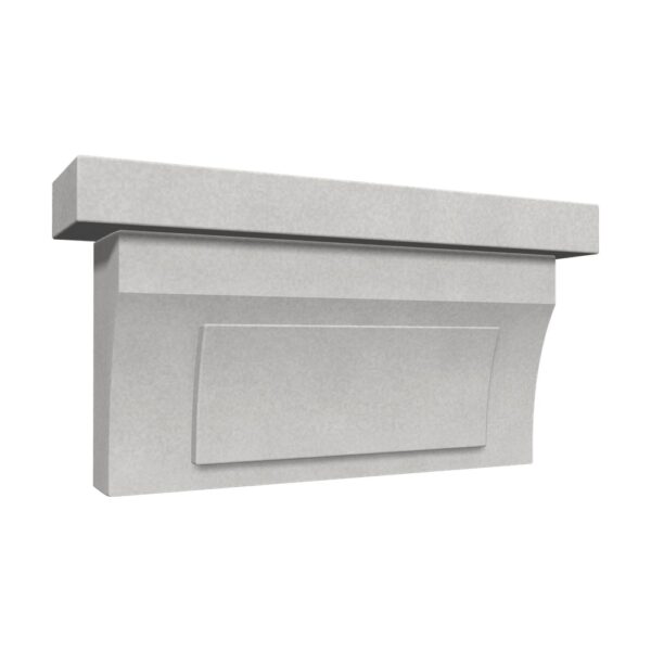 Consolă decorativă fațadă AC-946, 11 x 21 x 5 cm, pentru fațadă