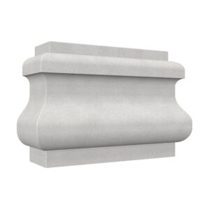 Consolă decorativă fațadă AC-947, 10 x 15,2 x 5,1 cm, pentru fațadă