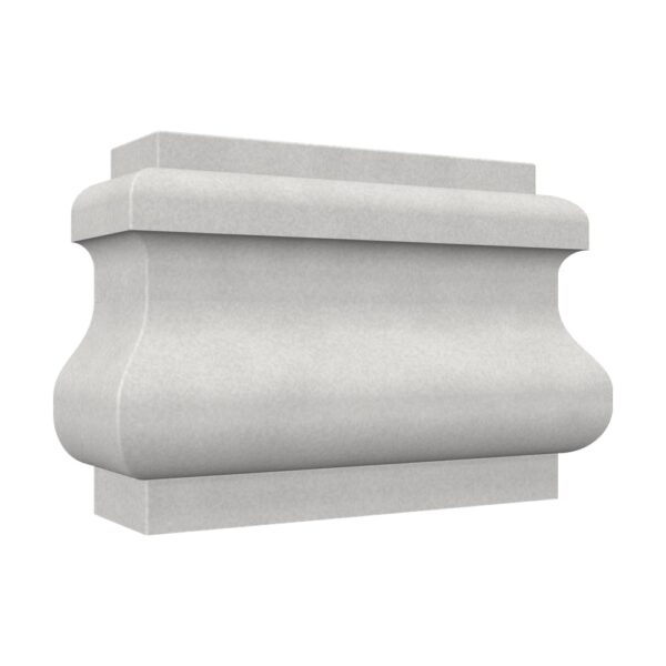 Consolă decorativă fațadă AC-947, 10 x 15,2 x 5,1 cm, pentru fațadă