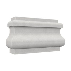 Consolă decorativă fațadă AC-948, 10 x 17,7 x 5,1 cm, pentru fațadă