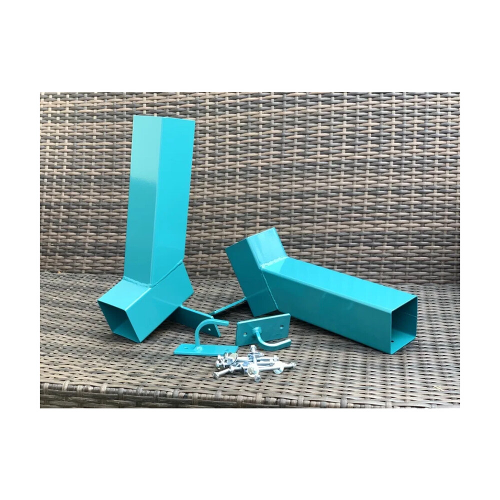 Console metalice pentru suport de hamac demontabil DIY, cu cârlige și șuruburi, peste 150 kg Console metalice pentru suport de hamac demontabil DIY, cu cârlige și șuruburi, peste 150 kg
