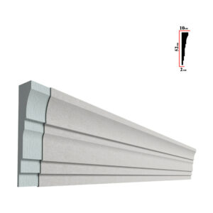 Cornișă decorativă exterior BEC-004, 200x52x10 cm