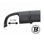 Difuzor bară spate compatibil cu Audi A4 B9 8W S4 Design — imaginea 6
