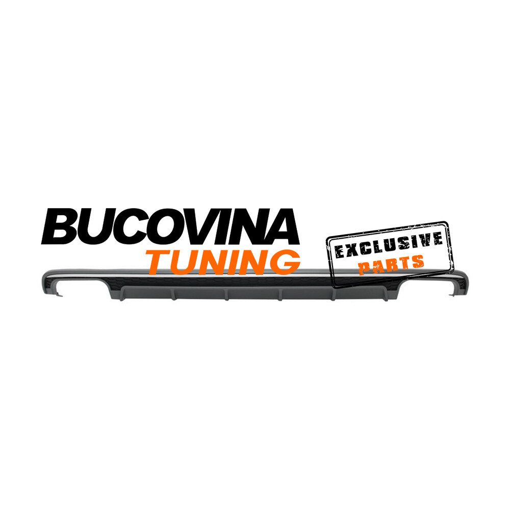 Difuzor bară spate compatibil cu Audi A6 4G C7 S-Line (15-18) Difuzor bară spate compatibil cu Audi A6 4G C7 S-Line (15-18)