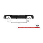 Difuzor bară spate compatibil cu Audi RS3 8Y (20-23) Maxton Design — imaginea 6