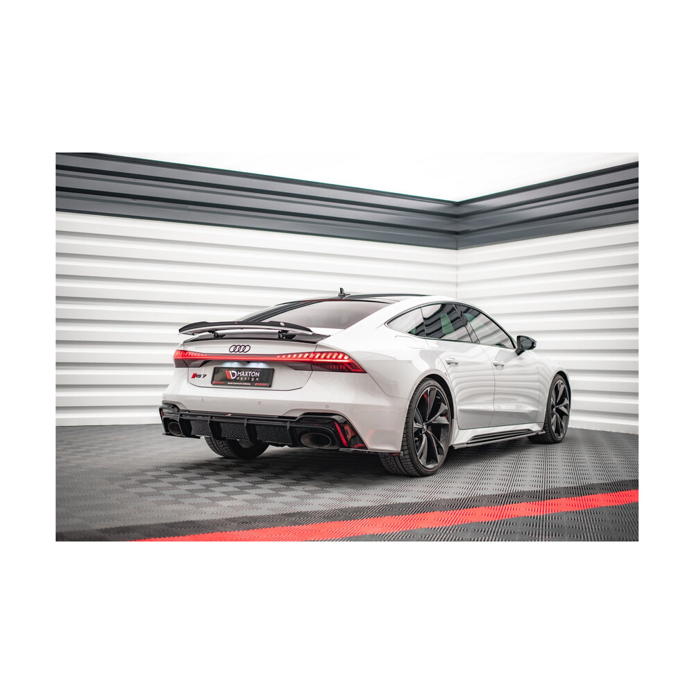 Difuzor bară spate compatibil cu Audi RS7 C8 (19-23) Maxton Design Difuzor bară spate compatibil cu Audi RS7 C8 (19-23) Maxton Design