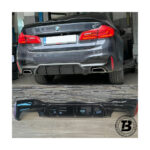 Difuzor bară spate compatibil cu BMW Seria 5 G30 G31 (17-23) M5 Design