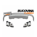 Difuzor bară spate și ornamente evacuare compatibil cu Audi A5 8T Coupe (12-15)