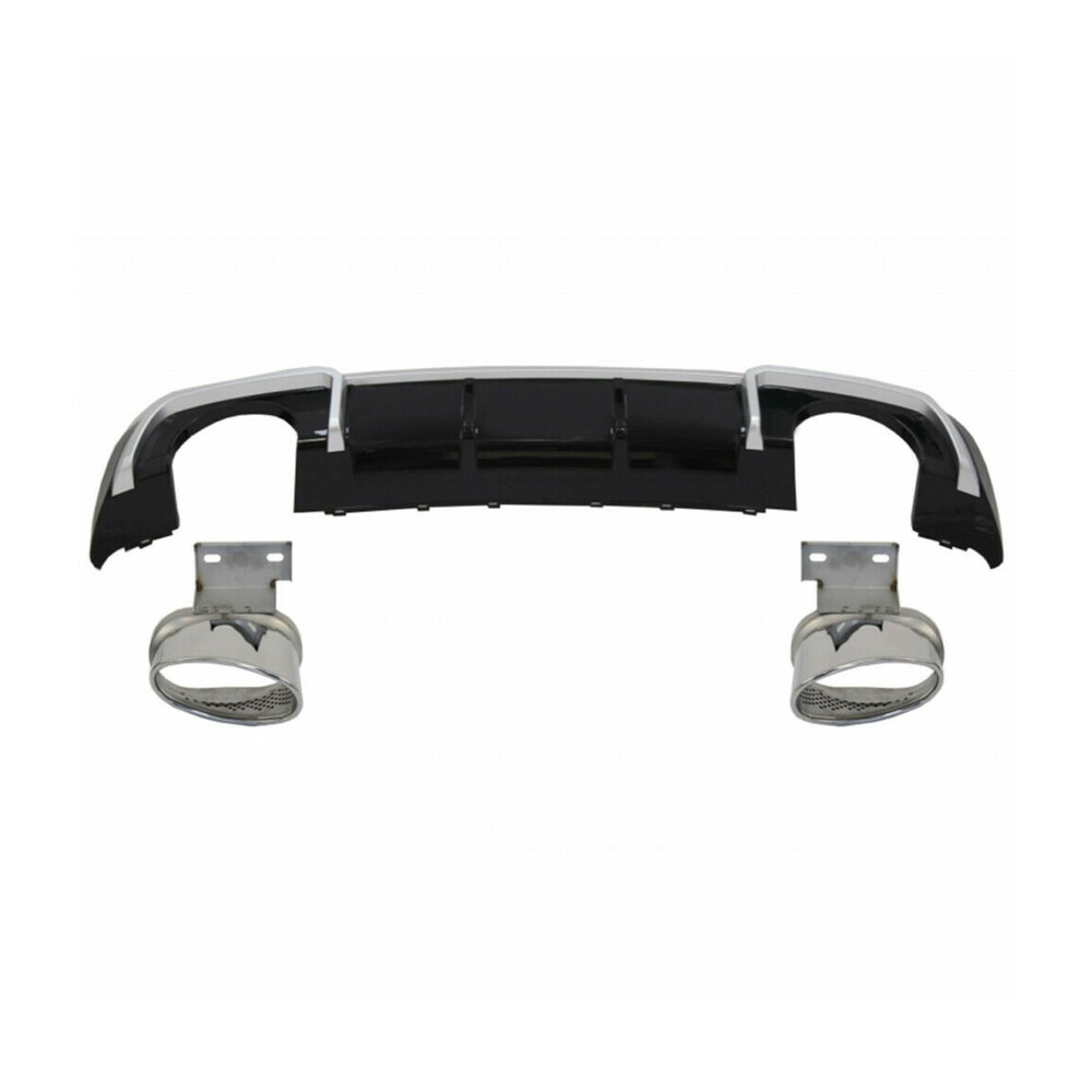 Difuzor cu ornamente evacuare compatibil cu Audi A3 8V facelift (16-19) Difuzor cu ornamente evacuare compatibil cu Audi A3 8V facelift (16-19)