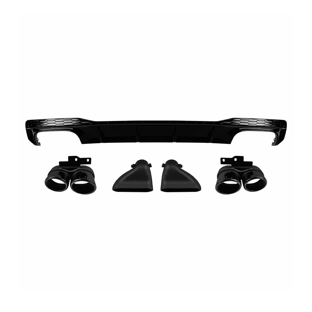 Difuzor cu ornamente evacuare compatibil cu Audi A7 C8 (19-22) (cod RDAA7C8SA) Difuzor cu ornamente evacuare compatibil cu Audi A7 C8 (19-22) (cod RDAA7C8SA)