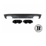Difuzor cu ornamente evacuare compatibil cu Audi Q5 (18-22) (cod RDAUQ5B) — imaginea 2