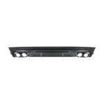 Difuzor cu ornamente evacuare compatibil cu Audi Q5 (18-22) (cod RDAUQ5C)