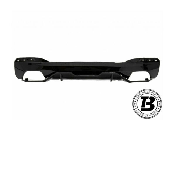 Difuzor cu ornamente evacuare compatibil cu BMW Seria 5 G30 (17-20) (cod CORDBMG30MPDOPBS) — imaginea 2