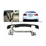Difuzor cu sistem de evacuare compatibil cu BMW Seria 3 F30 (11-19) (cod CORDBMF30MPDOBES)