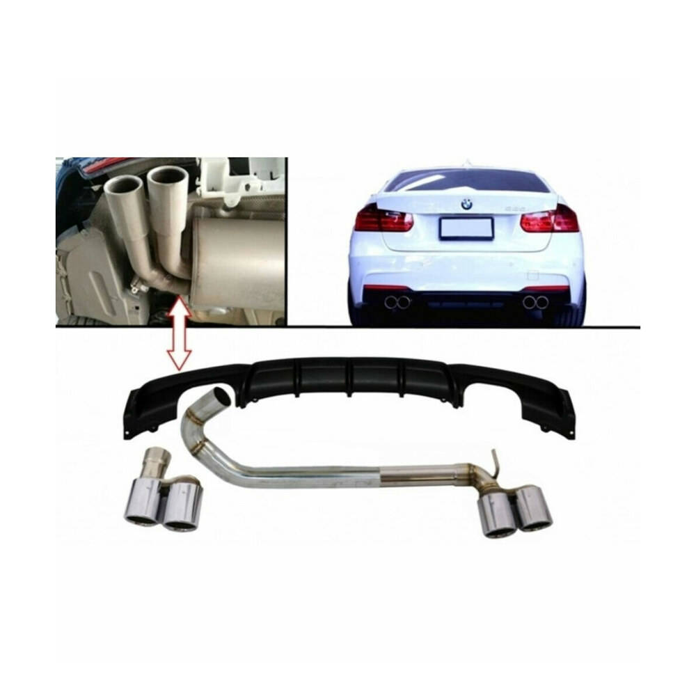 Difuzor cu sistem de evacuare compatibil cu BMW Seria 3 F30 (11-19) (cod CORDBMF30MPDOES) Difuzor cu sistem de evacuare compatibil cu BMW Seria 3 F30 (11-19) (cod CORDBMF30MPDOES)