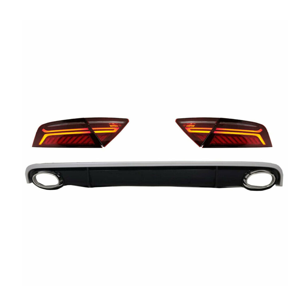 Difuzor cu stopuri LED compatibil cu Audi A7 4G (10-14) Difuzor cu stopuri LED compatibil cu Audi A7 4G (10-14)