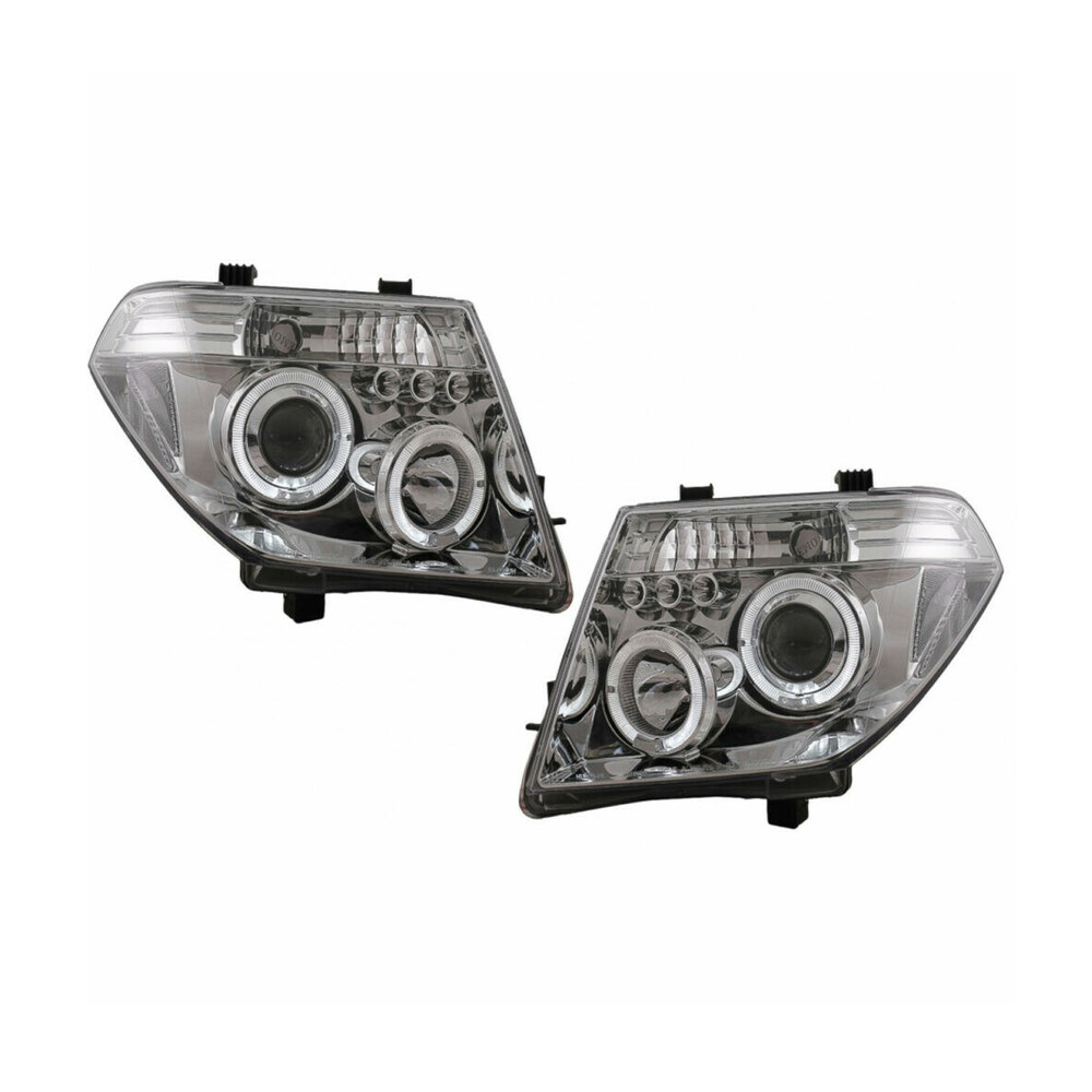 Faruri Angel Eyes compatibile cu Nissan Navara D40 (04-09) Faruri Angel Eyes compatibile cu Nissan Navara D40 (04-09)