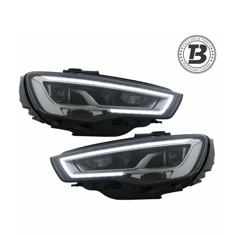 Faruri Full LED compatibile cu Audi A3 8V pre-facelift (13-16) (cod HLAUA38V) Faruri Full LED compatibile cu Audi A3 8V pre-facelift (13-16) (cod HLAUA38V)