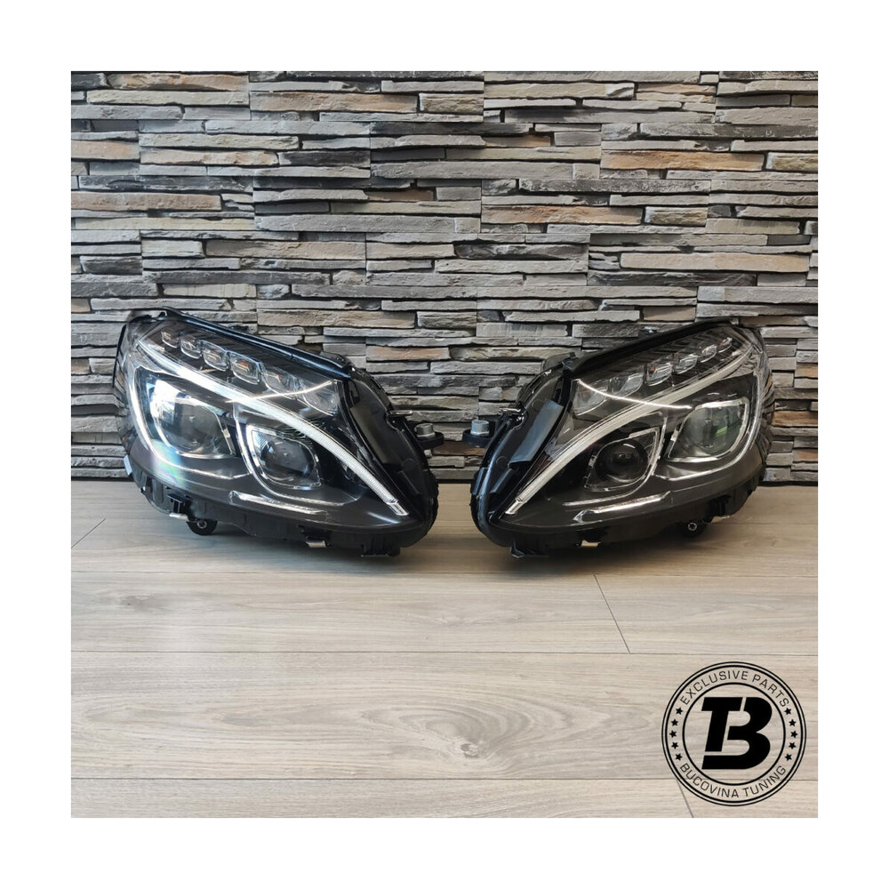 Faruri FULL LED compatibile cu Mercedes C-Class W205 (14-18) Faruri FULL LED compatibile cu Mercedes C-Class W205 (14-18)