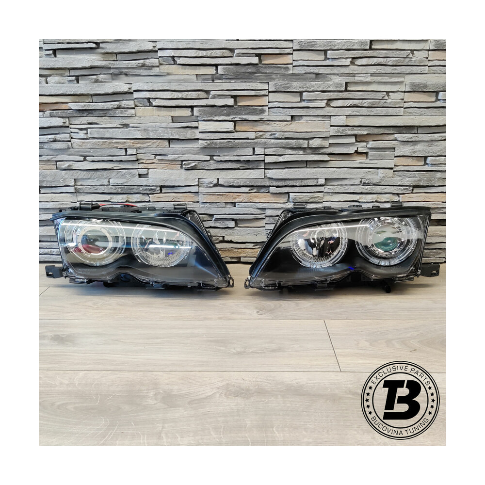 Faruri LED Angel Eyes compatibile cu BMW Seria 3 E46 (01-05) Faruri LED Angel Eyes compatibile cu BMW Seria 3 E46 (01-05)