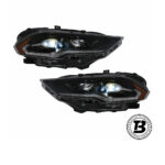 Faruri LED compatibile cu Ford Mustang VI (18-23) Black Design Semnalizare Dinamica