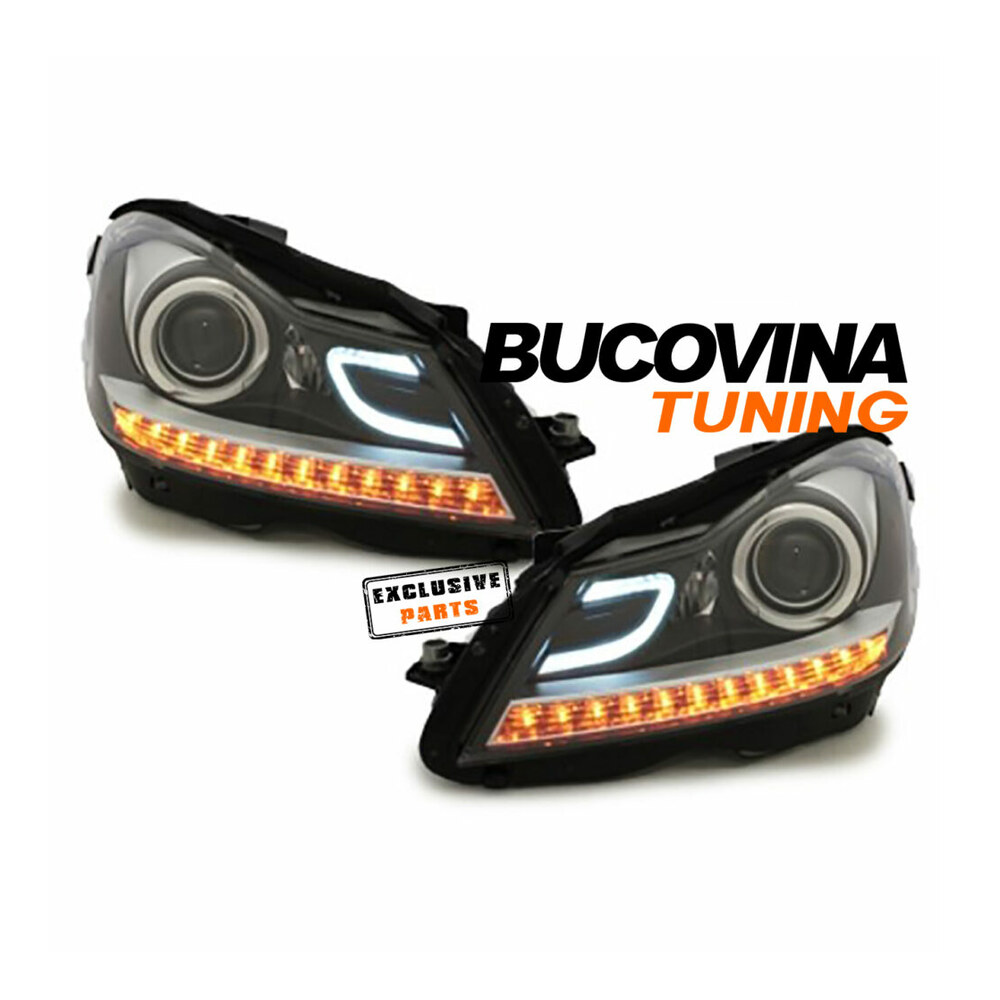 Faruri LED compatibile cu Mercedes Benz C-Class W204 facelift (11-14) (cod SWMB22ADGXB) Faruri LED compatibile cu Mercedes Benz C-Class W204 facelift (11-14) (cod SWMB22ADGXB)