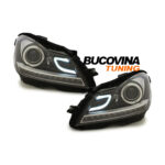 Faruri LED compatibile cu Mercedes Benz C-Class W204 facelift (11-14) (cod SWMB22ADGXB) — imaginea 2