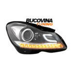 Faruri LED compatibile cu Mercedes Benz C-Class W204 facelift (11-14) (cod SWMB22ADGXB) — imaginea 4