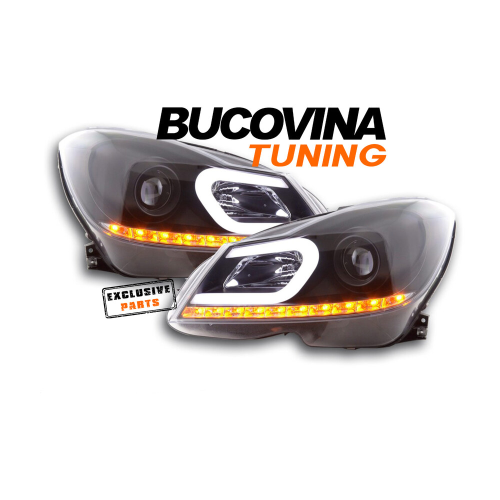 Faruri LED compatibile cu Mercedes Benz C-Class W204 facelift (11-14) (cod HLMBW204FLB) Faruri LED compatibile cu Mercedes Benz C-Class W204 facelift (11-14) (cod HLMBW204FLB)