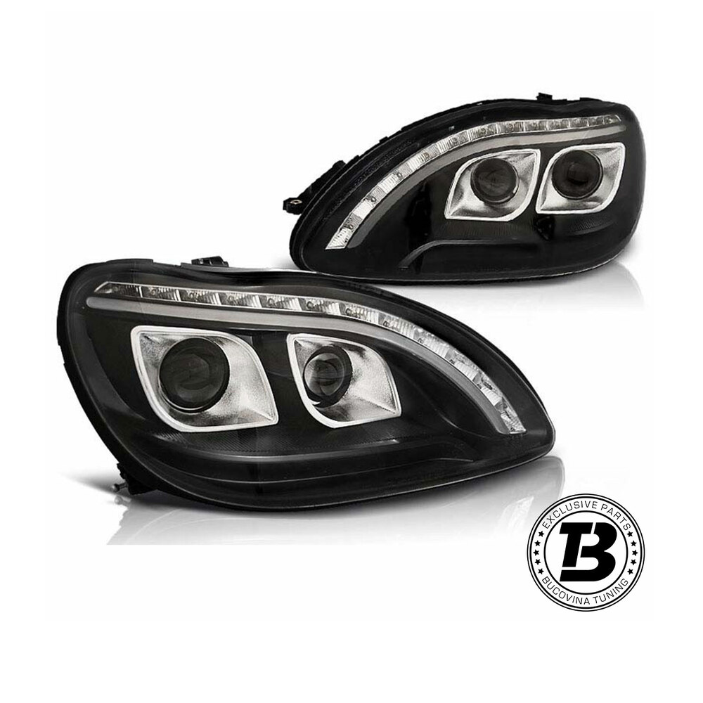 Faruri LED compatibile cu Mercedes S Class W220 (98-05) Faruri LED compatibile cu Mercedes S Class W220 (98-05)