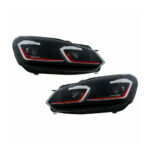 Faruri LED compatibile cu VW Golf 6 (08-13) Golf 7.5 Look